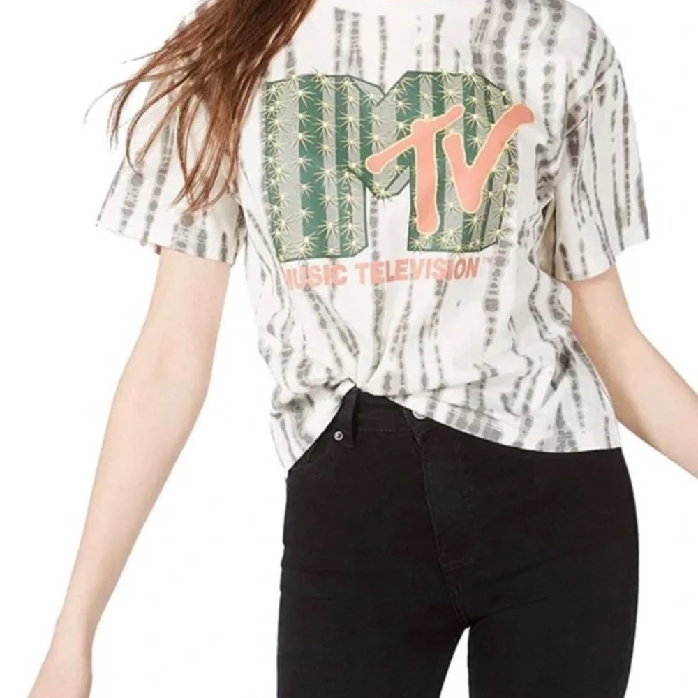 Love Tribe MTV Graphic Tie Dye Tee Shirt